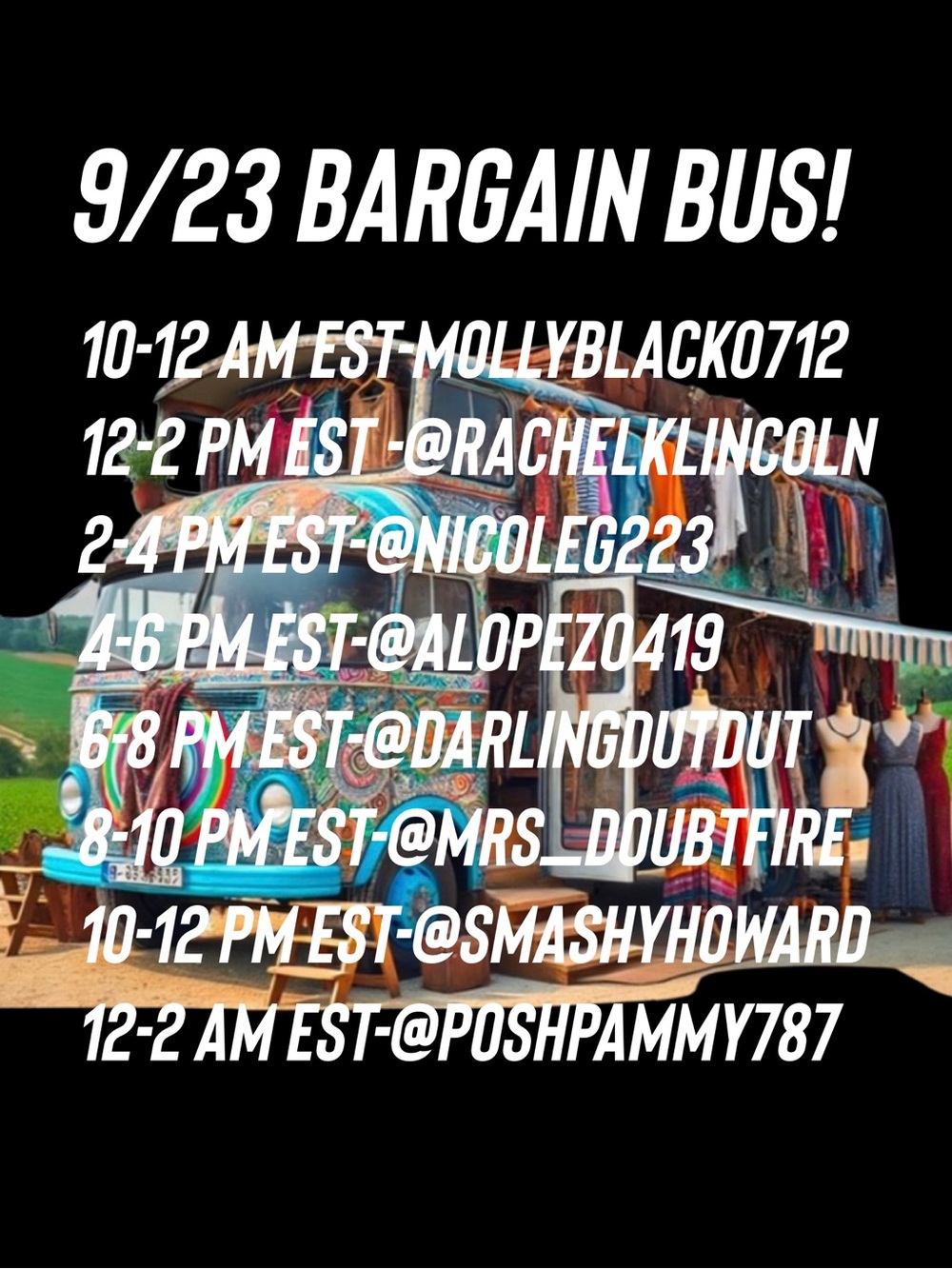 THE BARGAIN BUS IS LIVE 10/7!! ALL $5 starts! - Picture 2 of 2